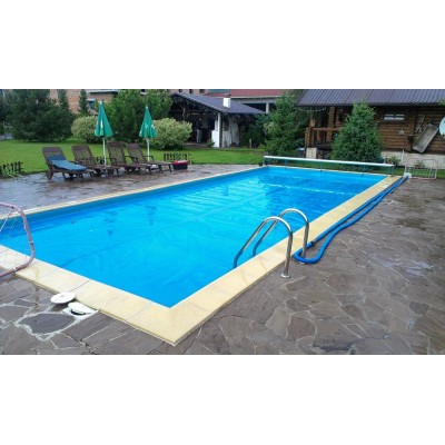 Термопокрывало для бассейна синее 500 мкм, пупырка