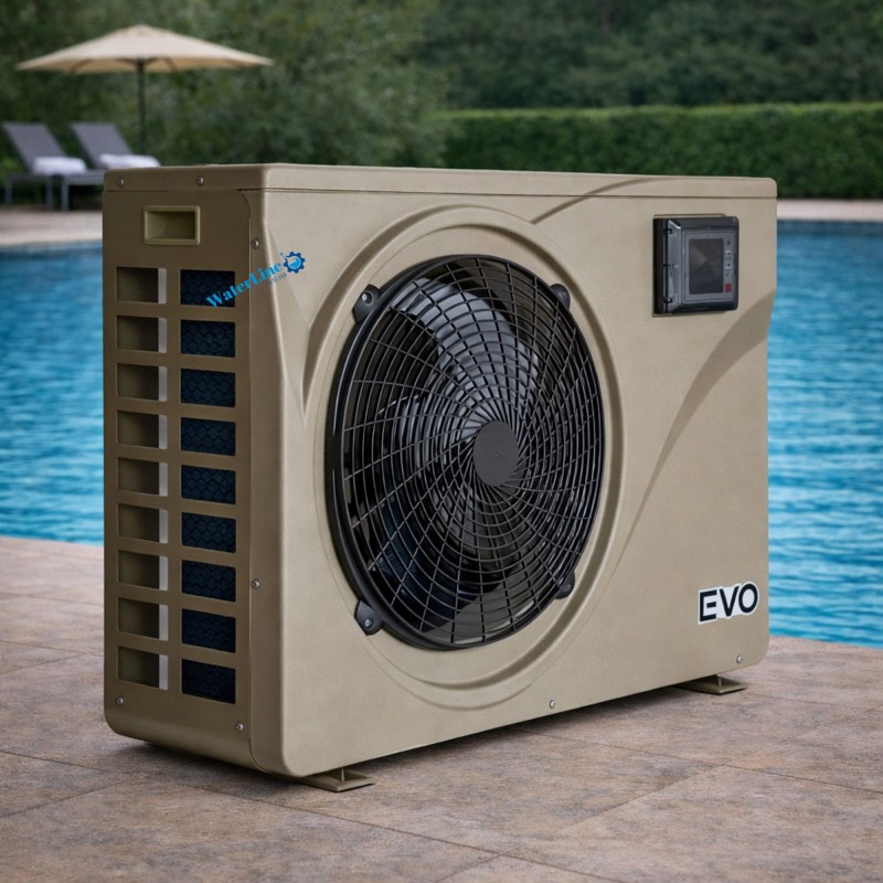 Інверторний тепловий насос для басейну EVO EP-105i (10,4кВт) до 50 м³