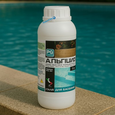 Альгіцид BluDELUX проти водоростей та зелені в басейні 1л BluDELUX (Італія) PG-50