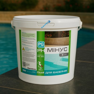Средство для понижения уровня РН 5кг (Италия) | Ph minus PG 20