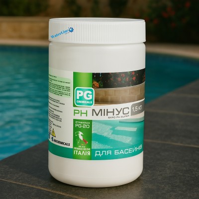 Засіб зниження рівня РН 1,5кг (Італія) | Ph minus PG 20