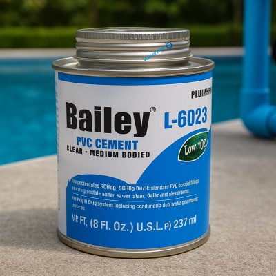 Клей для труб ПВХ Bailey L-6023 прозрачный 237 мл