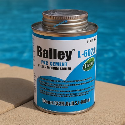 Клей для труб ПВХ Bailey L-6023 прозрачный 946 мл