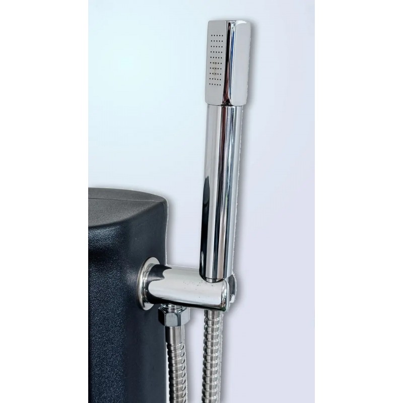 Солнечный душ для бассейна с мойкой для ног Formidra Go Чорный на 23 л