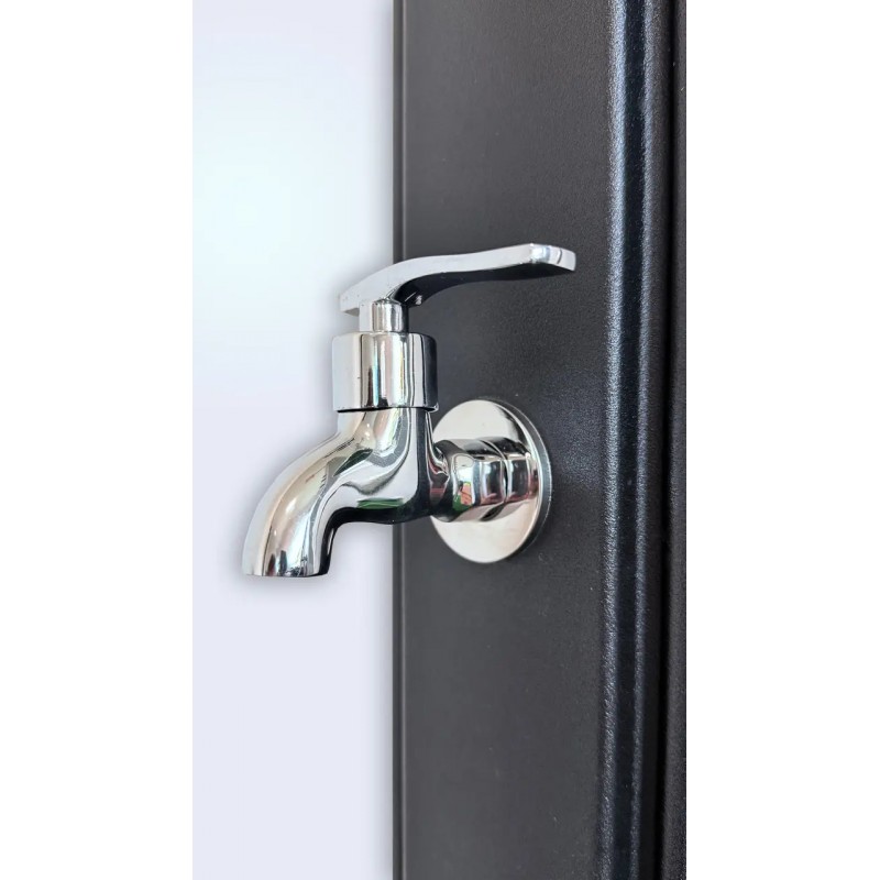 Солнечный душ для бассейна с мойкой для ног Formidra Go Чорный на 23 л