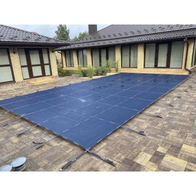 Всесезонное (батутное) накрытие для бассейна синее, Shield (Шилд)