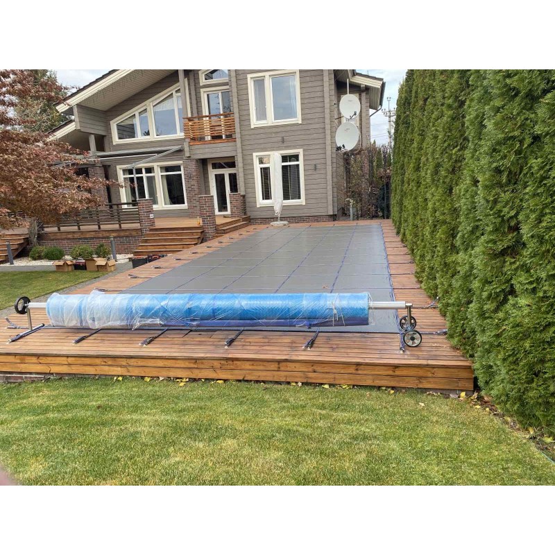 Всесезонное (батутное) накрытие для бассейна бежевый, Shield (Шилд)