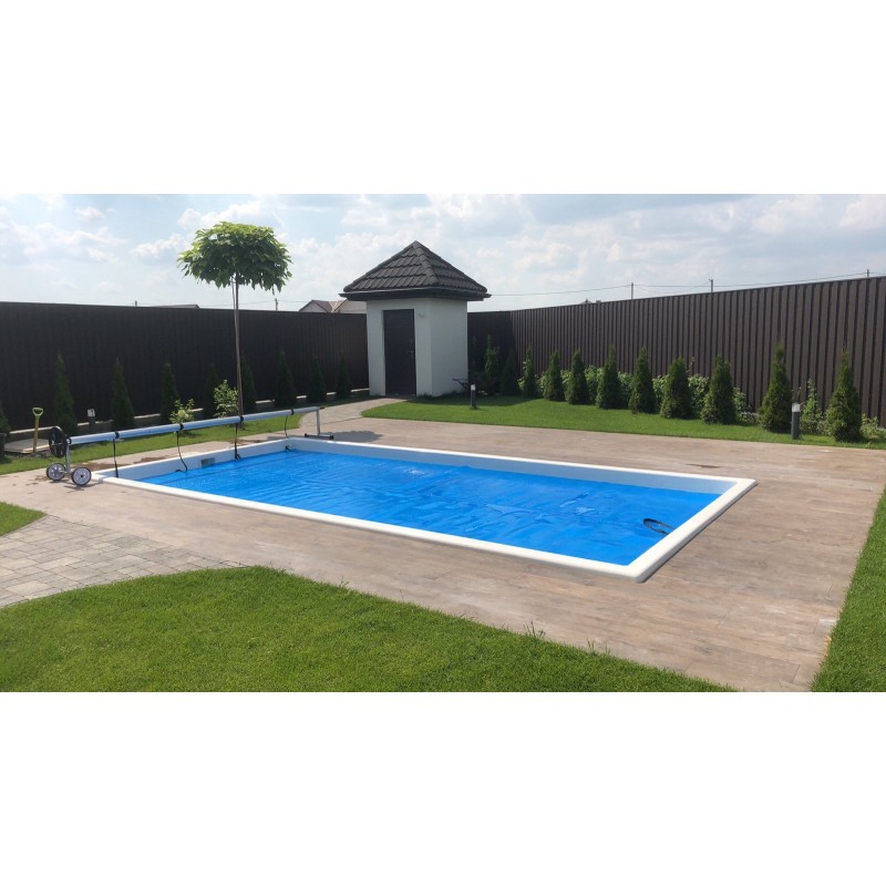 Солярна плівка для басейну шириною 3-5 м, синя 500 мкм