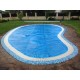 Солярна плівка для басейну шириною 3-5 м, синя 500 мкм
