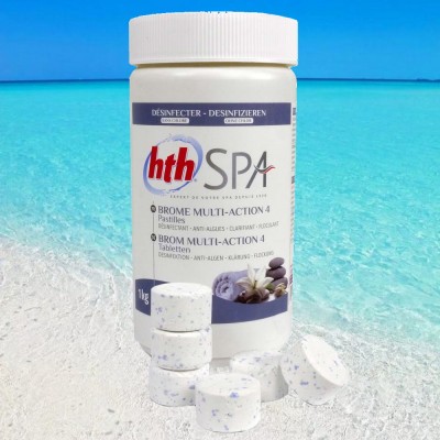 Багатофункціональні таблетки брому для SPA hth BROME MULTI ACTION 4в1 20г, 1кг