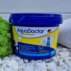 Хімія для басейну мульті табс AquaDoctor MC-T 0,4 кг 3 в 1 | Аквадоктор великі таблетки для басейну 200 г