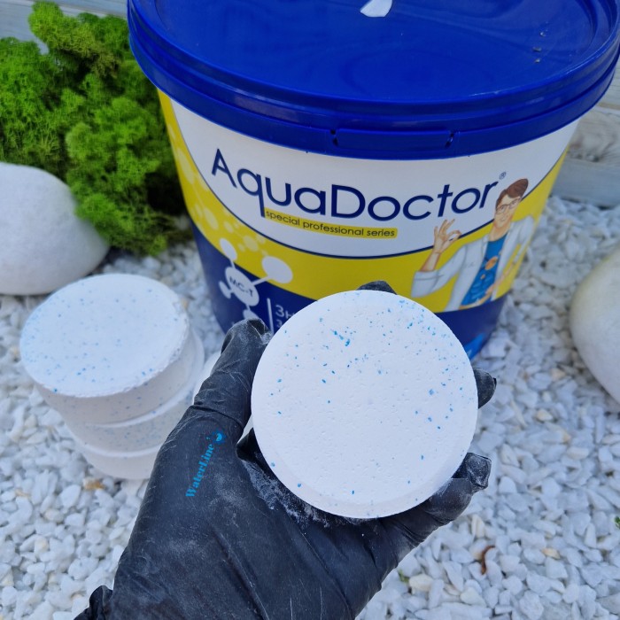 Хімія для басейну | Мульти-табс AquaDoctor MC-T 5 кг 3 в 1 | Аквадоктор великі таблетки для басейну