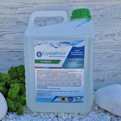 Коагулянт (флокулянт) Crystal Pool Floc Ultra Liquid 5 л рідкий засіб проти каламутності в воді
