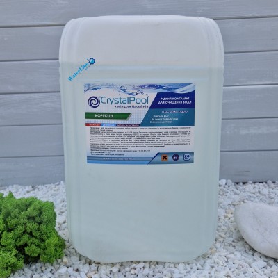 Коагулянт (флокулянт) Crystal Pool Floc Ultra Liquid 20 кг рідкий препарат проти каламутності в воді