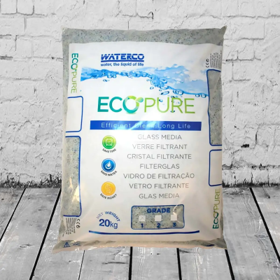 Скляний пісок для фільтрів басейну Waterco EcoPure 0.5-1.0 мм (20 кг)