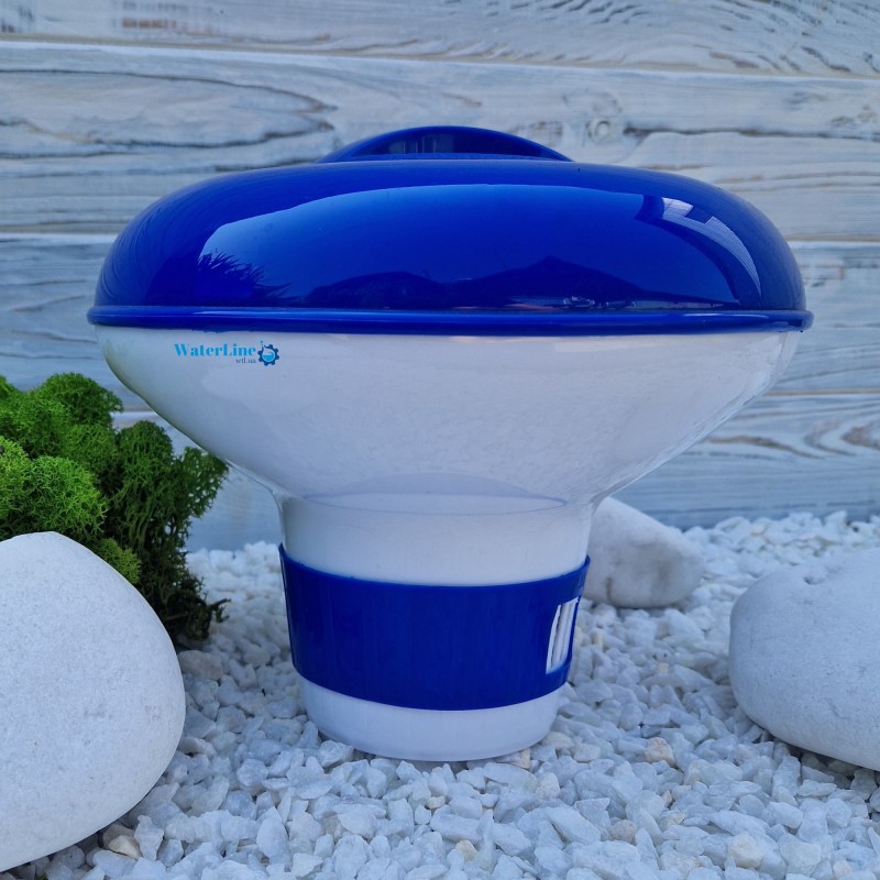 Поплавок-дозатор для басейну для великих таблеток хлору Kokido Classic K033BU (табл. 75 мм) синій