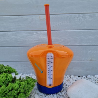 Поплавок-дозатор для бассейна Kokido CD16BU Orange 3 в 1, с индикатором