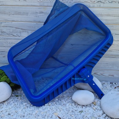 Сачок (насадка) усиленный для бассейна с мешком для дна синий WTL