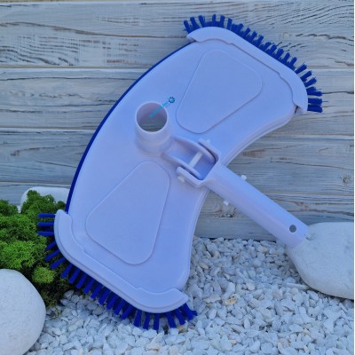 Щетка для чистки дна бассейна с боковым ворсом WTL