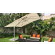 Сонцезахисний садовий зонт Sunflex (Швейцарія) 300х300, для тераси, ресторану, готелю. Темно-сірий